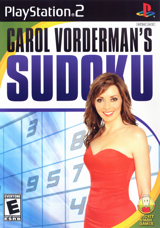 Carol Vorderman's Sudoku box art for Playstation 2